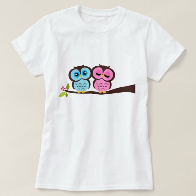 T-shirt Jolies Chouettes (Design devant)