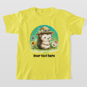 T-shirt Jolies filles de hérisson personnalisables