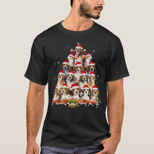 T-shirt Jolis Beagles Sapin de Noël Chien Père Noël Xmas T