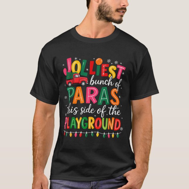 T-shirt Jolliest Bunch Of Paras This Side Of The Playgroun (Devant)