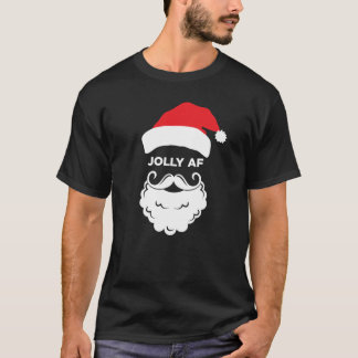 T-shirt Jolly AF drôle Père Noël vacances pour adultes Noë