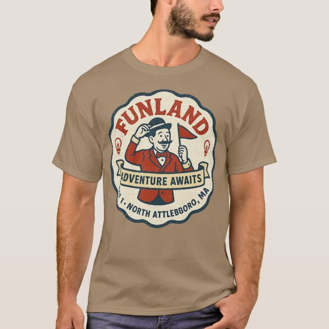 T-shirt Jolly Cholly's Funland - North Attleboro, MA (Devant)