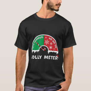 T-shirt Jolly Mètre Bah Humbug To Ho Ho Ho Anti Christmas