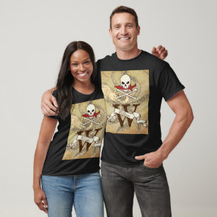 T-shirt Jolly roger Monogramme initial