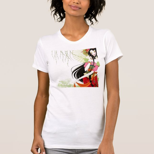 T-shirt JoLove conçoit la fille de geisha T (Devant)
