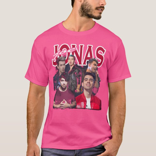 T-shirt Jonas Brother Retro Collage (Devant)