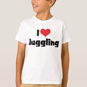 T-shirt Jonglage de cœur que j'aime