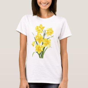 T-shirt Jonquilles jaunes