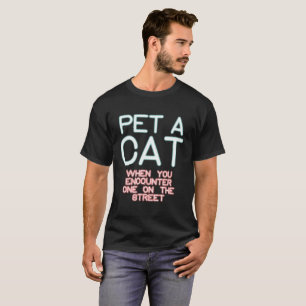 T-shirt Jordan Peterson : Un chat