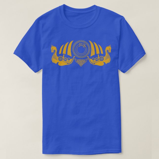 T-shirt Jormungandr viking norse mythologie 2 (Design devant)