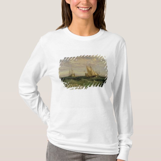 T-shirt Joseph Mallord William Turner | le confluent de (Devant)