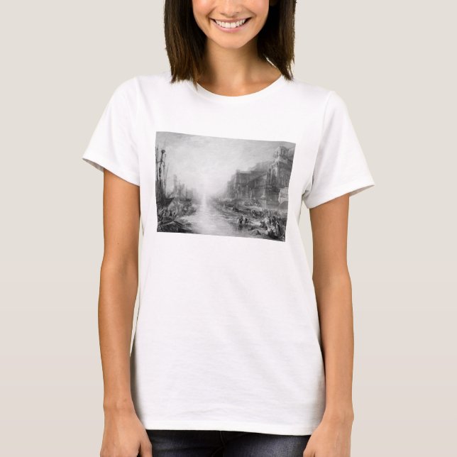 T-shirt Joseph Mallord William Turner | L'embarquement de (Devant)