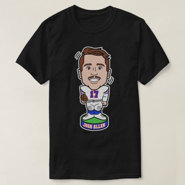 T-shirt Josh Allen Bobble Head (Design devant)