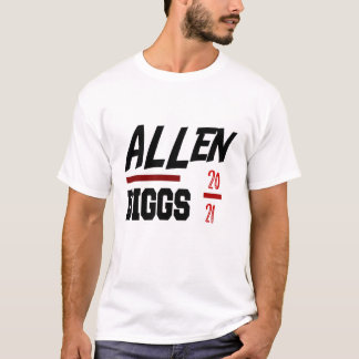 T-shirt Josh Allen Stefon Diggs 2021 Nouveaux Buffalo Bill