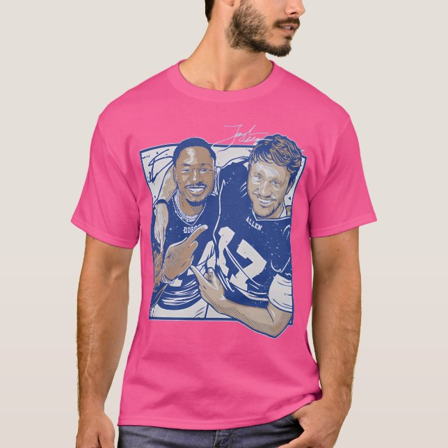 T-shirt Josh Allen Stefon Diggs Le Duo (Devant)