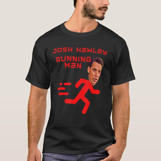 T-shirt Josh Hawley Running Man (Devant)