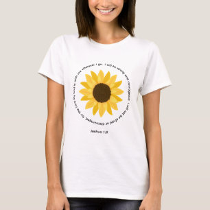 T-shirt Joshua 1:9 Courageux
