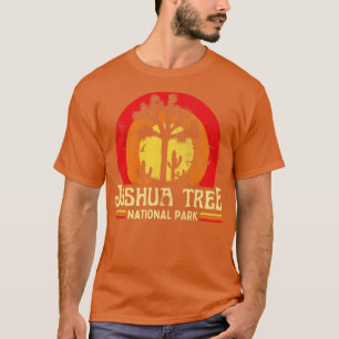 T-shirt Joshua Tree National Park Californie Vintage Sunse