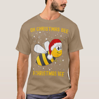 T-shirt Jote Christmas Bumble Bee Oh Christmas Tree Joke S