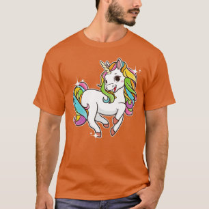 T-shirt Jote Jumping Unicorn Magique Mythique Créatures