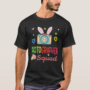 T-shirt Jote Rabbit Photographe de Pâques Squad Bunny Eggs