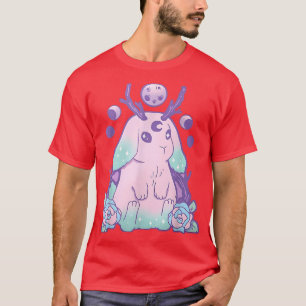 T-shirt Jote Rabit Moon Phase Kawaii Pastel Goth Pour Man