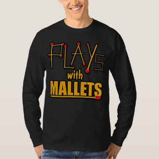 T-shirt Joue avec des maillets