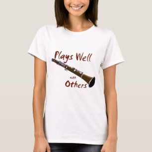 T-shirt Joue bien avec d'autres Clarinet