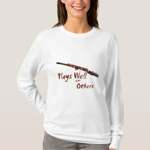 T-shirt Joue bien avec d'autres / Flûte