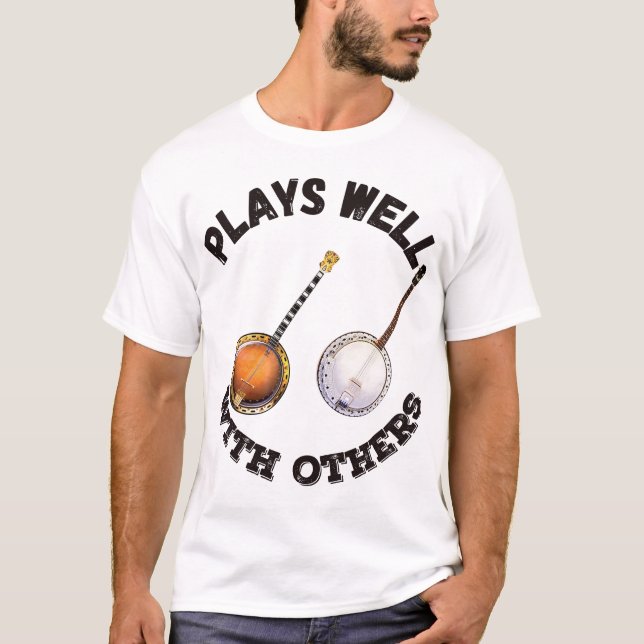 T-shirt Joue bien avec les autres - Banjos (Devant)