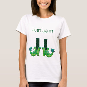 T-shirt Joue-Le ! Leprechaun Jambes Et Bottes
