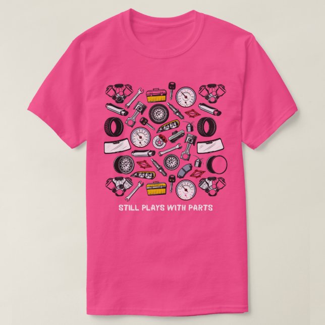 T-shirt Joue toujours avec pièces Outils s Poignées de pis (Design devant)