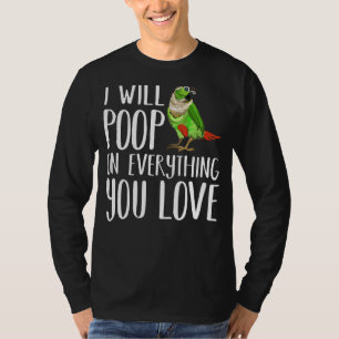 T-shirt Joue verte Conure Hommes Femmes Parrot 1