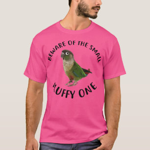 T-shirt Joue Verte Vêtements Conure Attention À Mon Fluffy