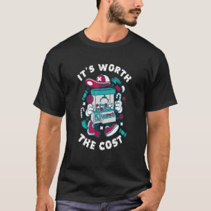 T-shirt Jouer à Arcade C'est la peine La machine à costume