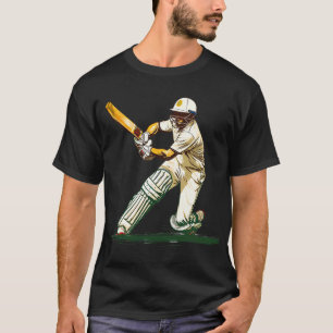 T-shirt Jouer Art numérique de cricket