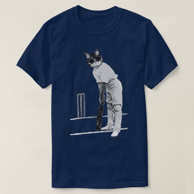 T-shirt Jouer au cricket vintage (Design devant)