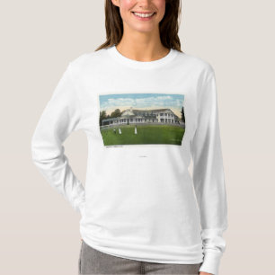 T-shirt Jouer au golf de femmes de club national de