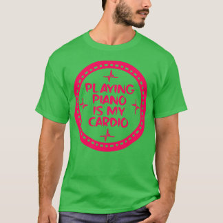T-shirt Jouer au piano est mon studio 1
