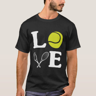 T-shirt jouer au tennis