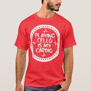 T-shirt Jouer au violoncelle est mon radio