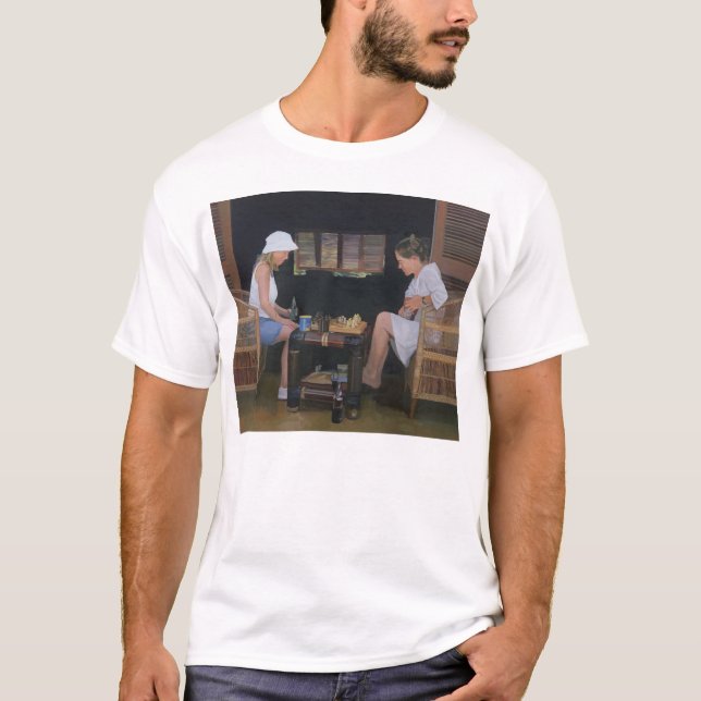 T-shirt Jouer aux échecs au Goldeneye (Devant)