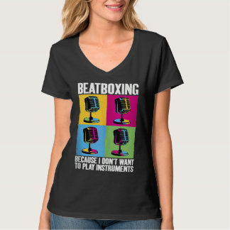 T-shirt Jouer aux instruments Beatbox Beatboxing Beatboxer