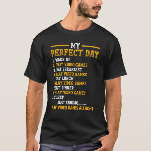 T-shirt Jouer aux jeux vidéo toute la nuit