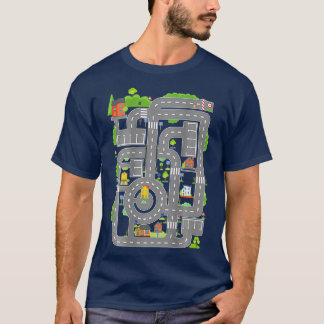 T-shirt Jouer Aux Voitures Dads Retour Jouer À La Course D