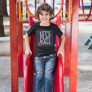 T-shirt Jouer Ball Né Pour Gagner