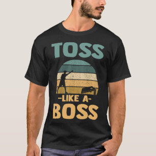 T-shirt Jouer Comme Un Boss Bean Sac Pelouse Jeu Corn Toss