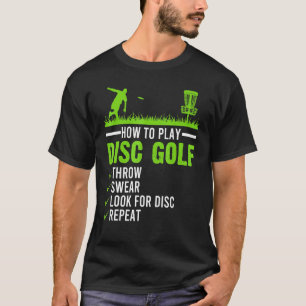 T-shirt Jouer Disc Golf Frisbee Disque Golfing