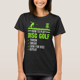 T-shirt Jouer Disque Golf Frisbee Disque Golfer Humour Gol