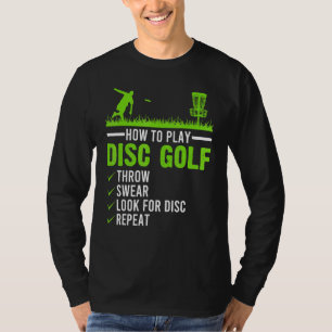 T-shirt Jouer Disque Golf Frisbee Disque Golfer Humour Gol